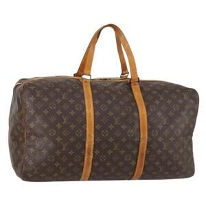 LOUIS VUITTON Monogram Sac Souple 55 Boston Bag M41622 LV Auth BA7892